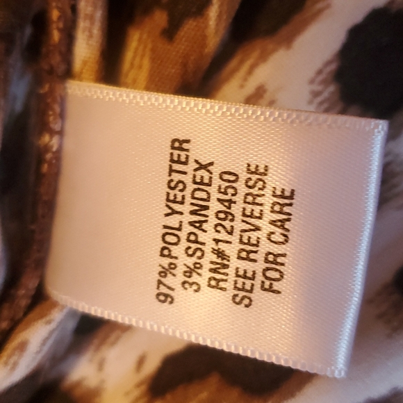 Croft & Barrow leopard print blouse. Size 2X - Picture 12 of 13